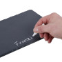 Relaxdays Plat de Service, lot 8, rectangulaire, pour Servir Fromage/sushis/Desserts, 26 x 16 cm, Noir