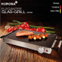 Korona 46100 Barbecue électrique de table | Surface de cuisson en vitrocéramique SCHOTT allemande | 2 en 1 et plaque chauffante 