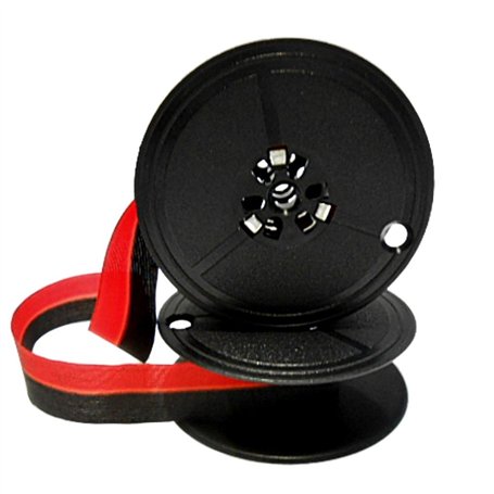Farbbandfabrik Ruban encreur pour machine à écrire Hermes Baby Noir/rouge Taille 5