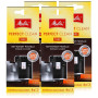 Melitta Perfect Clean Lot de 4 tablettes de nettoyage pour machines à expresso 4 x 1