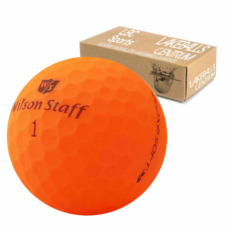 Wilson Staff Dx2 / Duo Soft Optix Balles de Golf - Lot de 24 - AAAAA – Selection Premium – Orange – Lakeballs – Balles de Golf u