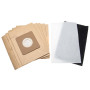 vhbw Lot de sacs (papier) + filtre avec 6 pièces compatible avec Moulinex MO153601/4Q0