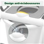WOLTU Réducteur de Toilette pour Enfant avec Escabeau Pliable et Portable, Siège WC d'Apprentissage de la Propreté, Sans Montage