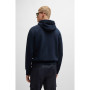 BOSS Hommes Webasic Hood Sweat à Capuche Relaxed en Molleton de Coton avec Grand Logo