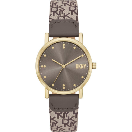 DKNY Femme Analogique Quartz Montre avec Bracelet en Nylon NY6691
