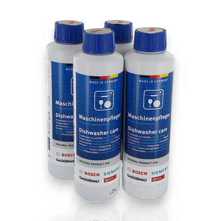 DL-pro 4x 250 ml Produits d'entretien pour lave-vaisselle et appareils profess. compatibles avec Bosch Siemens 00311997 00311304
