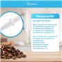 DL-pro Lot de 2 tuyaux pour machine à café + 1 goupillon de 17 cm compatibles avec Delonghi 5313246091 PrimaDonna Elite S Evo Cl