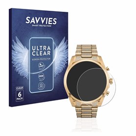 savvies Protection Ecran pour Michael Kors Access Gen 6 Bradshaw (6 Pièces) - Film Protection Ultra Clair