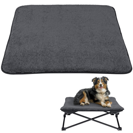 Navaris Housse pour Lit Chien - Housse de Rechange pour Lit de Camp Sureleve pour Chien 70 x 70 cm en Polyester avec Revêtement