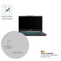 dipos I 2x Protection ecrán mat compatible avec MSI Cyborg 15 Gaming Laptop Verre souple Film Protecteur 9H