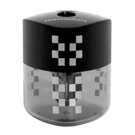 Eberhard Faber 585140 - Puntenslijper met doosje driehoekig met afsluitbaar spanenreservoir