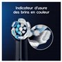 Oral-B iO Ultimate Clean Brossettes Noires De Rechange, Embouts Ronds S’Adaptant Aux Dents, Éliminent La Plaque Dentaire, Pour L