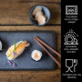 Moritz & Moritz Service Sushi pour 2 Personnes - 10 Pièces - Service a Sushi avec 2x Assiette à Sushi, Bol à Miso, Petits Bols e