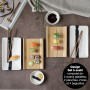 Moritz & Moritz Service à sushi pour 2 personnes - 10 pièces - Set de service à sushi avec 2 assiettes à sushi, 2 petits bols et