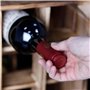 LAUBLUST Grand casier à vin Vintage - env. 40x40x29cm, Bois flammé - Casier à Bouteilles 16 Compartiments | Stockage et décorati