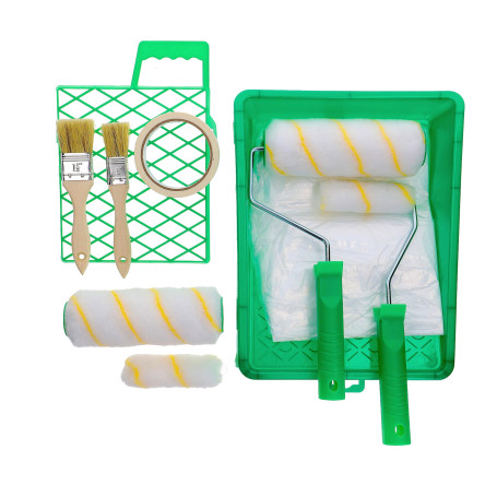 PRODIAMANT Kit de peinture 12 pièces : 2 grands rouleaux