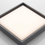 LED Plafonnier extérieur Birta (Moderne) en Gris Aluminium, Luminaire d’extérieur pour le jardin, la terrasse, balcon & maison,