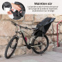 Zamboo Protection Pluie Porte Bebe Velo - Housse Imperméable Universelle pour Siege Velo Enfant Arrière (Compatible Römer, Hamax