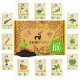 Set de graines de légumes BIO - 12 sortes de graines de légumes issues de l'agriculture biologique