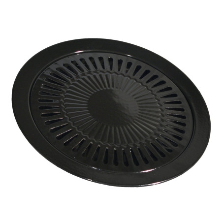 Accessoire pour réchaud à gaz portable 32 cm - Plaque de grill pour réchaud à gaz