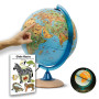 ORBIT Globes & Maps - Globe pour enfants - Globe de 25cm avec pied en bois