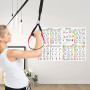 Variosling® Poster avec 54 Exercices pour Un entraînement Fonctionnel avec Les Sangles de Suspension/Sling-Trainer | Instruction