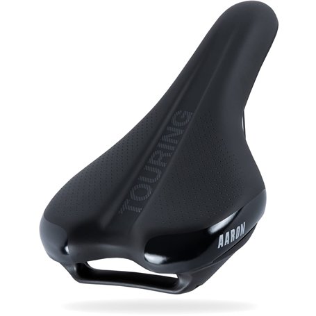 Selle de vélo de randonnée AARON avec Mousse à air - siège de vélo Ergonomique pour Hommes et Femmes - Selle Confortable pour vé