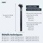 Tige de Selle AARON Post d'un diamètre de 27,2 mm - Tube de Selle en Aluminium d'une Longueur de 350 mm - Support pour vélos de