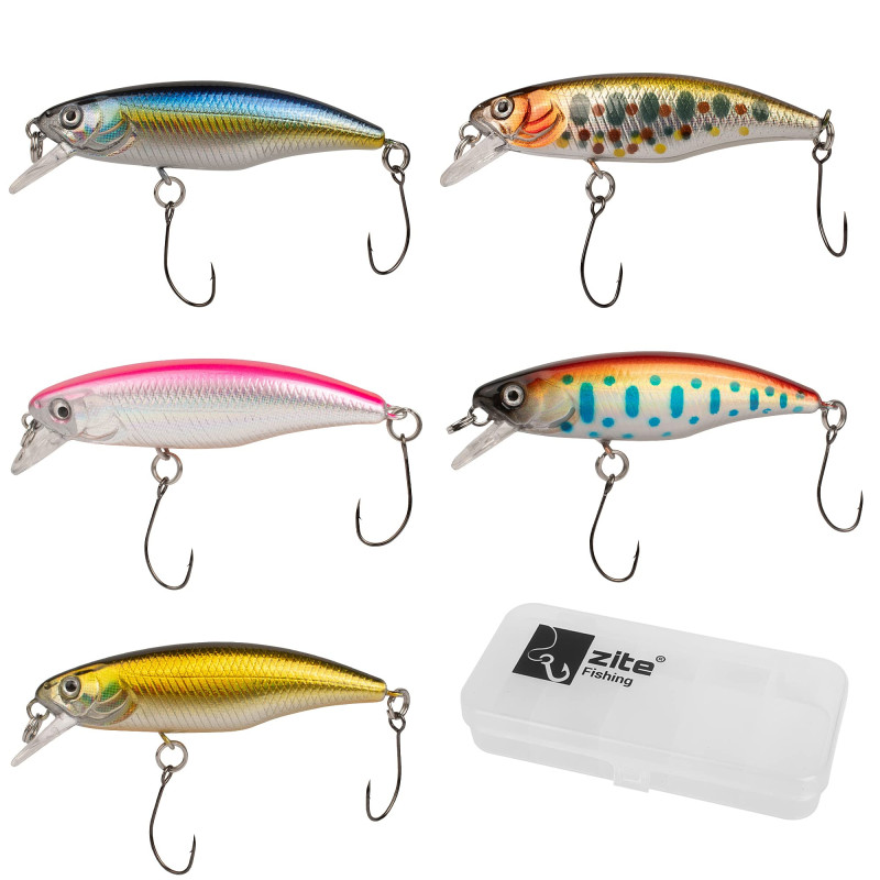 Zite Fishing UL Canne à Pêche Truite 190 Cm 2-5g Ultra Légère + Moulinet + 2 Lignes - Parfaite Pour Truite Et Perche