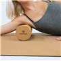 Ergotopia Rouleau de Massage - Rouleau Massage Sport en Liège Écologique Durable - Rouleau d'Automassage Musculaire du Dos - Kit