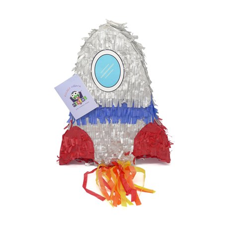 Nislai® Fusée Rocket Pinata | Idéal pour la fête spatiale | Pinata anniversaire d'enfant | Cadeau de piñata | Fête d'astronaute