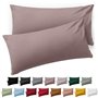 Blumtal Taie Oreiller 50x80 Lot de 2 - Housse de Coussin Microfibre - Taies d'oreillers avec Fermeture enveloppe