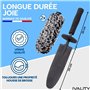 Ivality® Brosse à Jantes en Microfibres Extra Fine - Nettoyage en Douceur Jusqu'au Fond de la Jante - Brosse à Jantes en Microfi