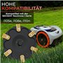 Disque à lames Tuning pour 6x lames - Disque à lames renforcé de fibres de verre pour tfor Segway Navimow i Series (i105E, i108E