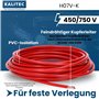 Kalitec Câble H07V-K 16 mm² Rouge - 2 m - Flexible - Toron - Câblage à Fils Fins - Pour Armoire de Compteur et de Commande