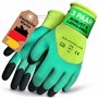WOLFSFELLER 3 paires de gants de jardinage robustes et confortables pour femme et homme - Taille 8 - Gants de jardinage - Gants