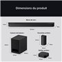 Sony BRAVIA Theatre System 6 – Son Enveloppant 5.1.2ch canaux | 1000 W | Enceintes arrière et Caisson de Basses Inclus | Dolby A