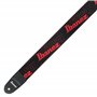 Ibanez Strap Design Black, Red Logos