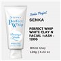 Senka Perfect Whip White Clay n Facial Ｗash - 120g Blotting Paper Set