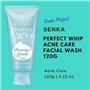 Senka Perfect Whip Acne Care Facial Ｗash - 120g Blotting Paper Set