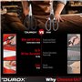 DUROX Ciseaux multifonction en acier inoxydable, parfaits pour le bricolage. Ciseaux robustes avec lame dentelée. Ciseaux univer