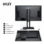 MSI Pro MP251P écran bureautique 24,5" Full HD - Dalle IPS 1920 x 1080, 100 Hz, Confort visuel, Haut-parleurs intégrés, réglable