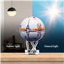 MOVA Globes Série de Ville – Paris: Au bord de la Seine, globe Rotatif avec socle, Cadeau unique pour les amateurs de voyages, S