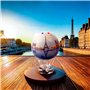 MOVA Globes Série de Ville – Paris: Au bord de la Seine, globe Rotatif avec socle, Cadeau unique pour les amateurs de voyages, S