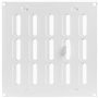 3 cm (dimensions extérieures) – Blanc – Grille d'aération réglable – Ouvert