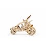 UGEARS Mini Buggy - Puzzle 3D pour Enfants et Adultes - Kit de modèle mécanique de Petit véhicule à Moteur - Kits de modèle en B