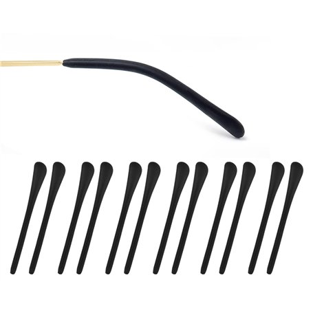 SCSpecial Monture de lunettes de protection anti-dérapante en silicone - Noir