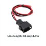 2pcs Câbles de Rechange pour Haut-Parleur Avant de Voiture Compatible avec BMW Série 3 E46 1998-2006 Harnais de Cordon de Haut-P