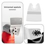 4pcs Lames de Grattoir Oscillantes Multi-outils et Spatule Incurvée Compatible avec Bosch Compatible avec Chicago Grattoir à Tro