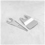 4pcs Lames de Grattoir Oscillantes Multi-outils et Spatule Incurvée Compatible avec Bosch Compatible avec Chicago Grattoir à Tro